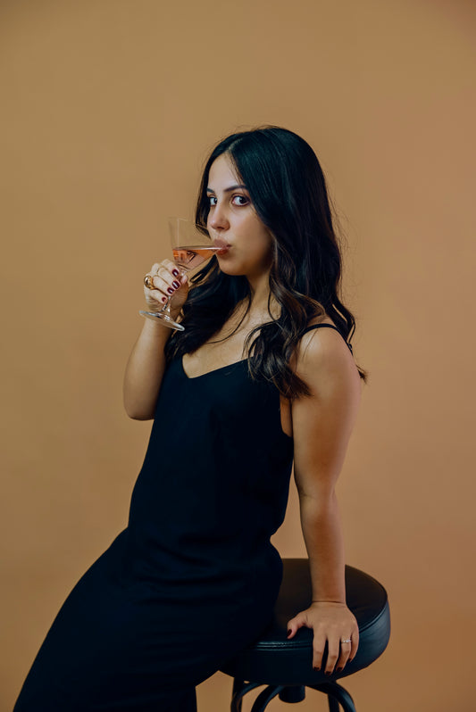 Vestido Longo Preto de alcinha